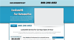 Desktop Screenshot of carlocksmithkey.com